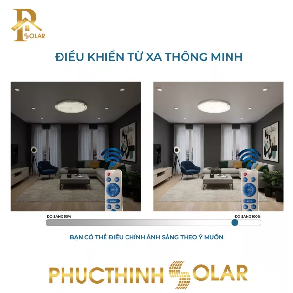 Đèn ốp trần năng lượng mặt trời Oriana JDL-OT400
