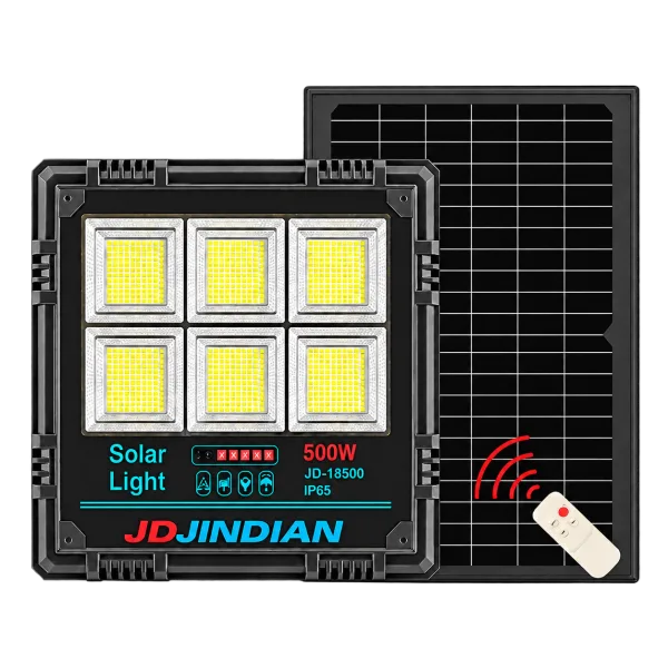 Đèn Pha Năng Lượng Mặt Trời JINDIAN JD-18500 (500W)