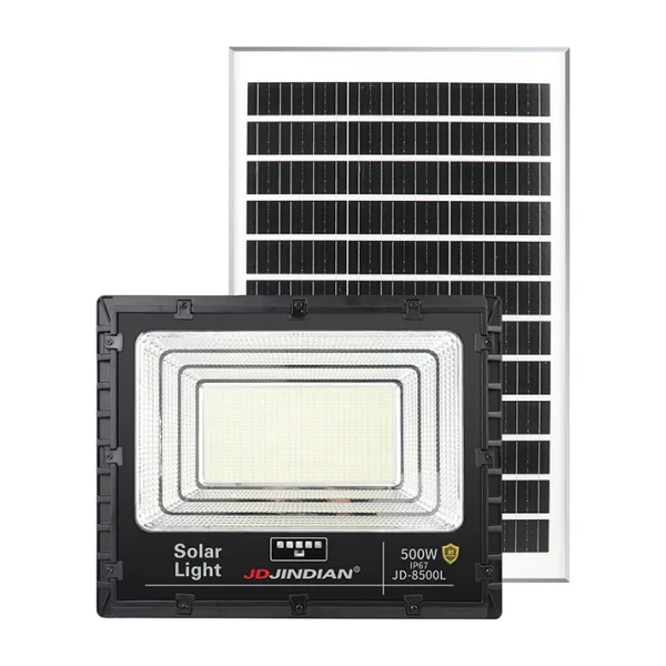 Đèn Pha Năng Lượng Mặt Trời JINDIAN JD-8500L-NEW (500W)