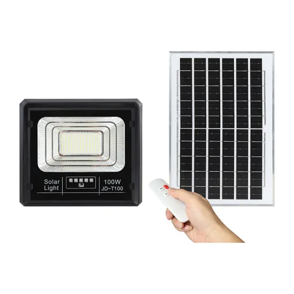 Đèn Pha Năng Lượng Mặt Trời JINDIAN JD-T100 (100W)