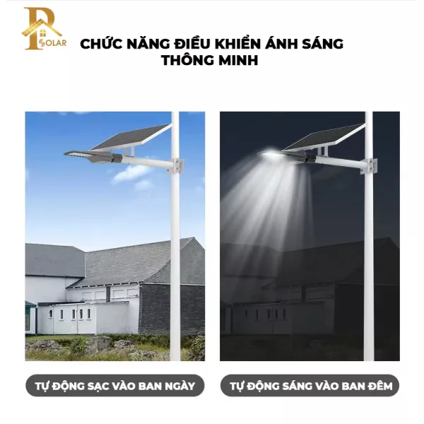Đèn Đường Năng Lượng Mặt Trời ORIANA DB02-2 (60W)