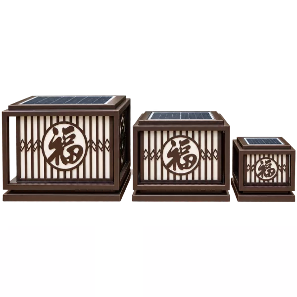 Đèn Trụ Cổng Vuông ORIANA PL-0109 (300x300xH240)