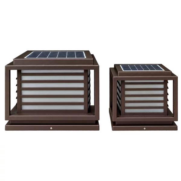 Đèn Trụ Cổng Vuông ORIANA PL-0110 (380x380xH300)