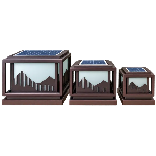 Đèn Trụ Cổng Vuông ORIANA PL-0113 (220x220xH190)