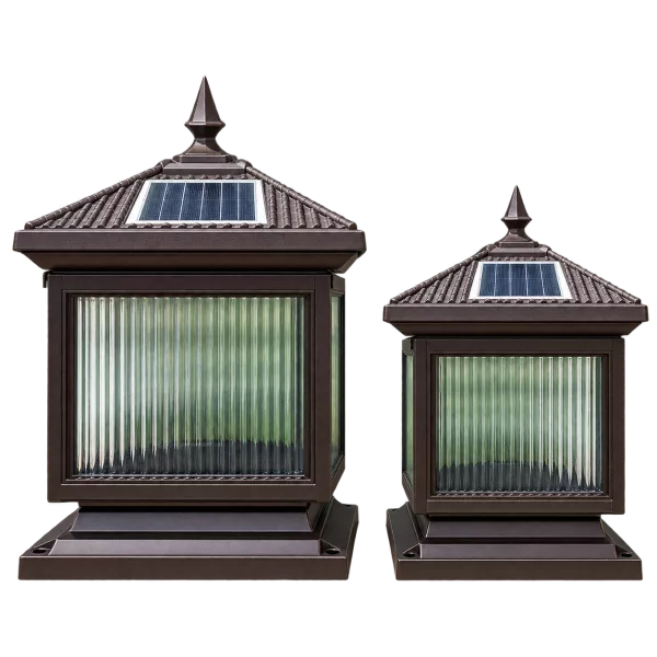 Đèn Trụ Cổng Mái Chùa ORIANA PL-0305 (250x250xH350)