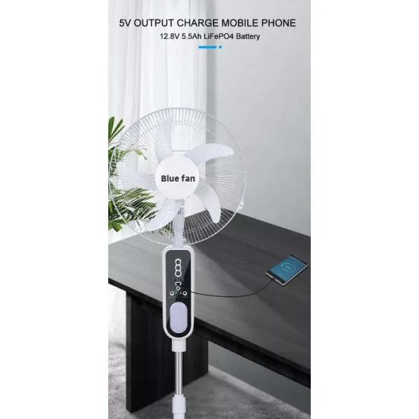 Quạt Năng Lượng Mặt Trời Blue Fan (20W)