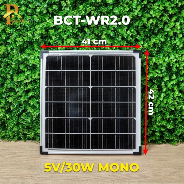 Đèn Pha Năng Lượng Mặt Trời BLUE CARBON BCT-WR2.0 (100W)