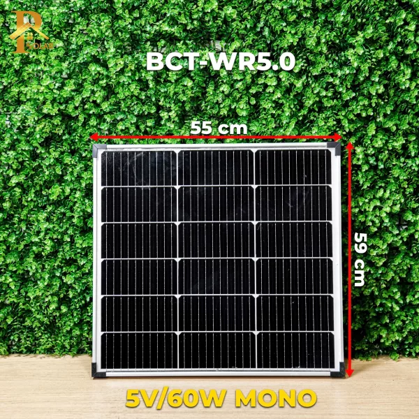 Đèn Pha Năng Lượng Mặt Trời BLUE CARBON BCT-WR5.0 (400W)