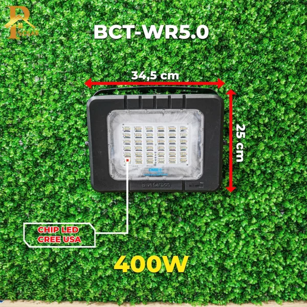 Đèn Pha Năng Lượng Mặt Trời BLUE CARBON BCT-WR5.0 (400W)