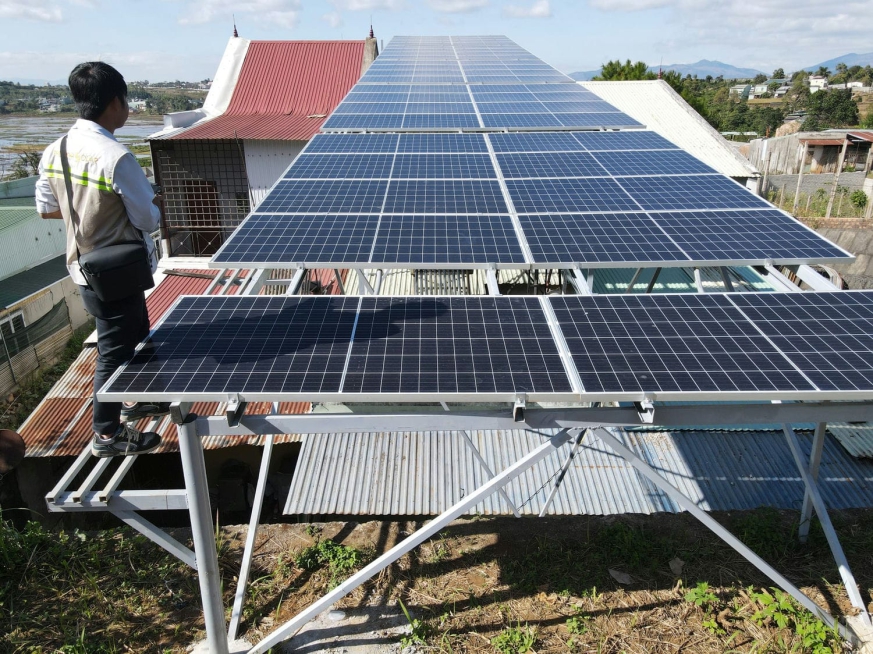 Dự án điện NLMT hộ anh Quân