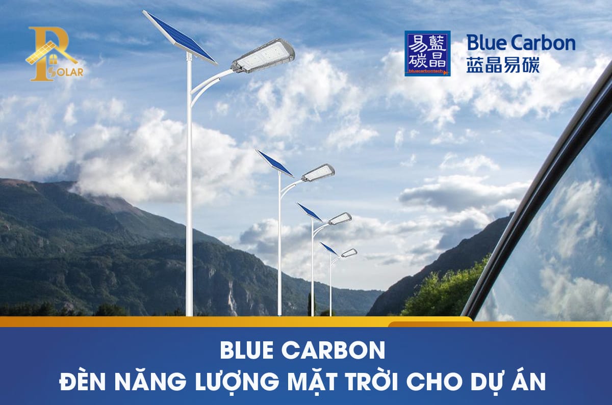 BLUE CARBON ĐÈN NĂNG LƯỢNG MẶT TRỜI CHO DỰ ÁN 1 Đèn năng lượng mặt trời cho dự án