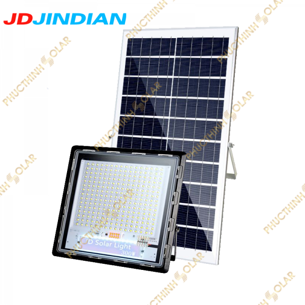 Đèn pha năng lượng mặt trời 300W Jindian JD-7300