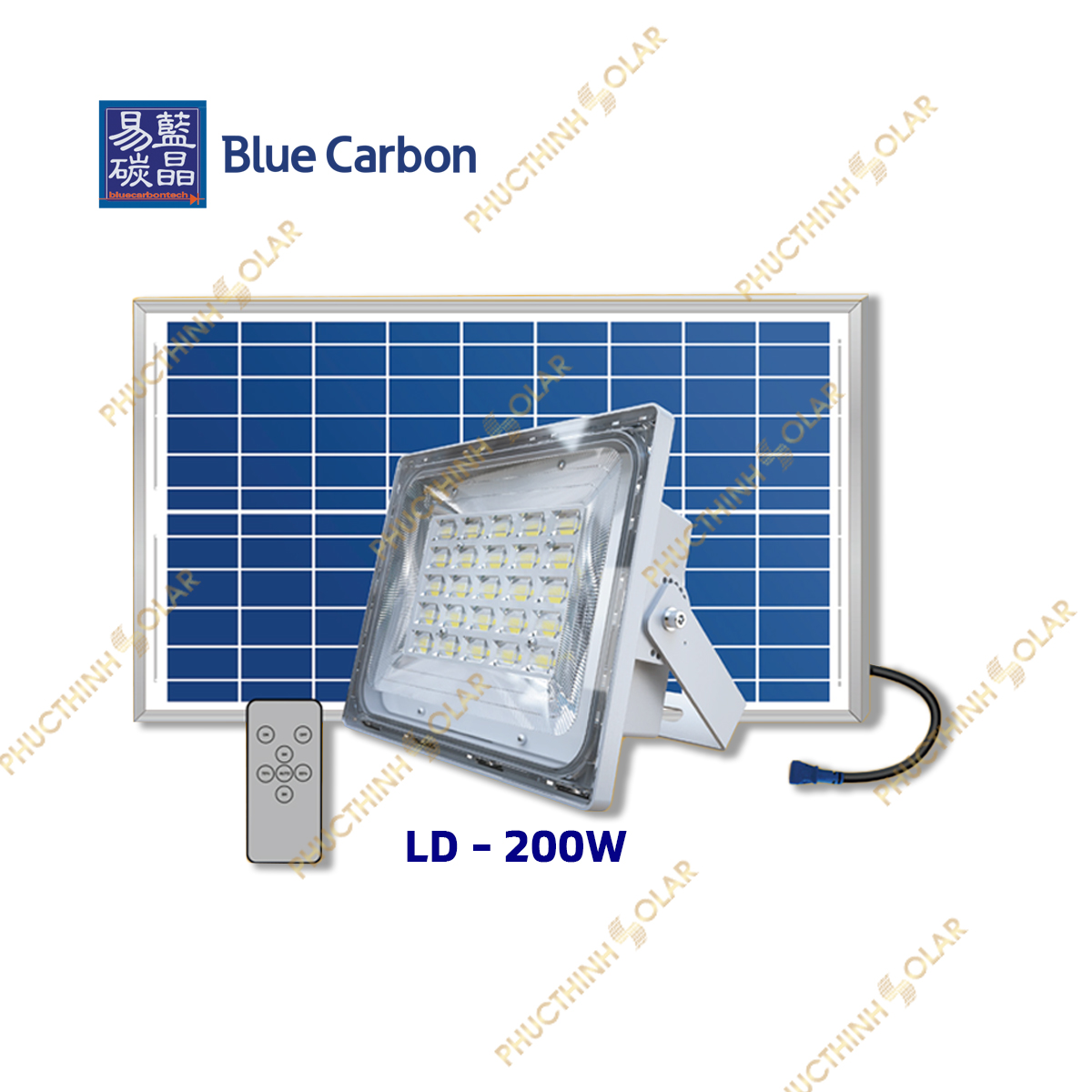 Blue Carbon - Đèn pha năng lượng mặt trời 200W