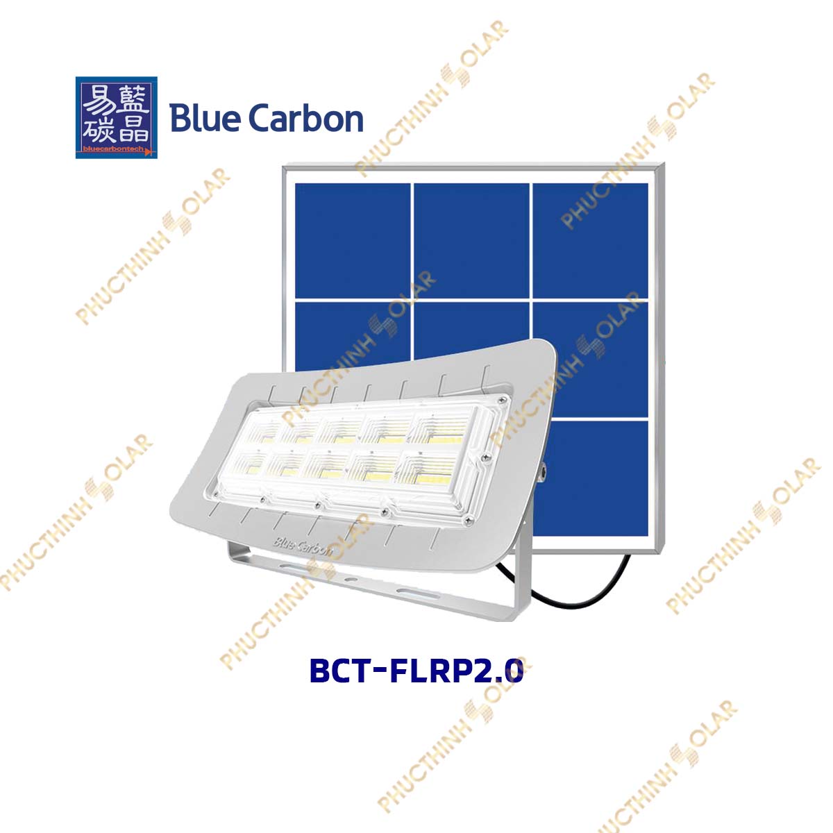 Blue Carbon – Đèn pha năng lượng mặt trời – Blue Carbon BTC-FLRP2.0