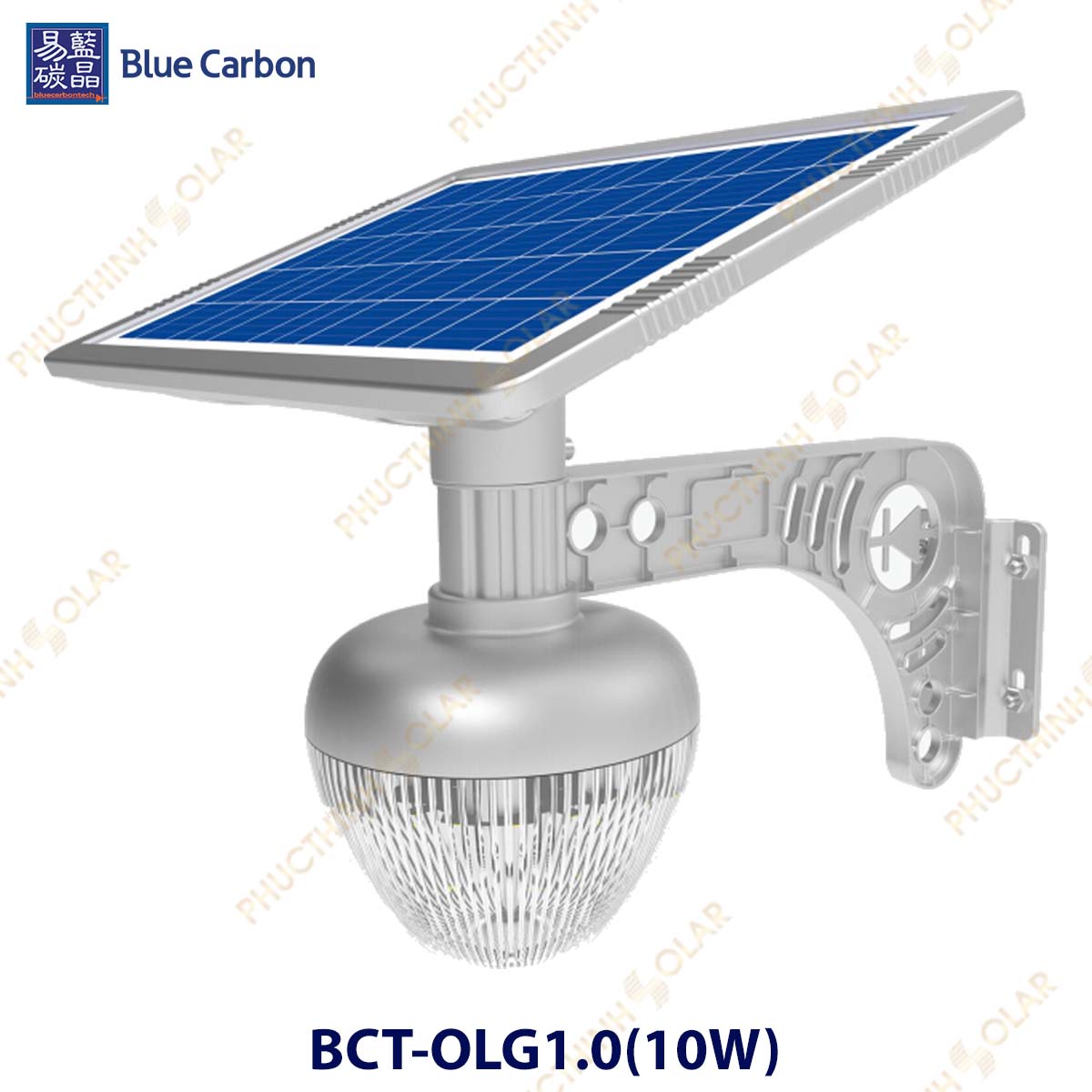 Đèn sân vườn năng lượng mặt trời 10W Blue Carbon BCT-OLG1.0