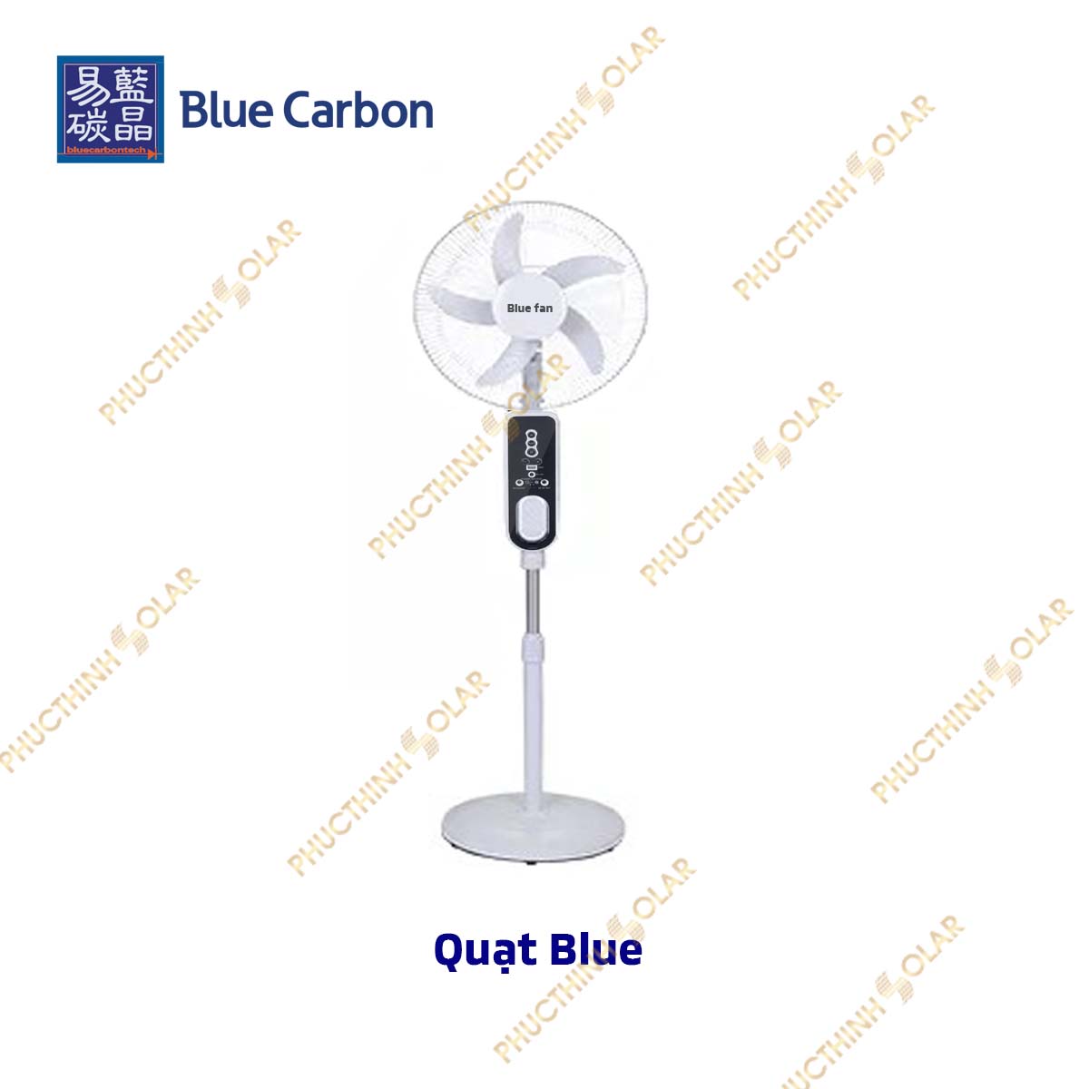 Quạt năng lượng mặt trời Blue fan