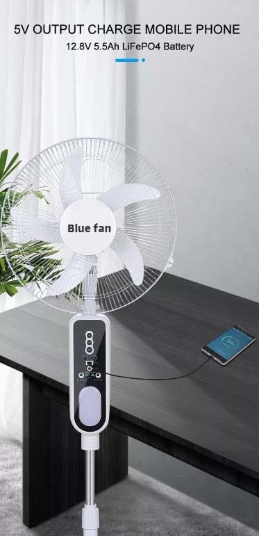 Quạt Năng Lượng Mặt Trời Blue Fan (20W)